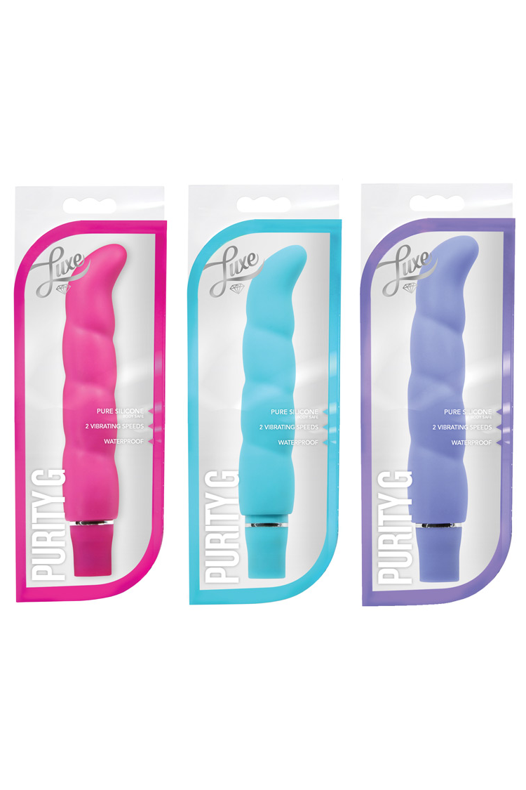 Blush Luxe Purity G Silicone Vibrator Dildoes & Dongs - Tophatter Daily Deals
