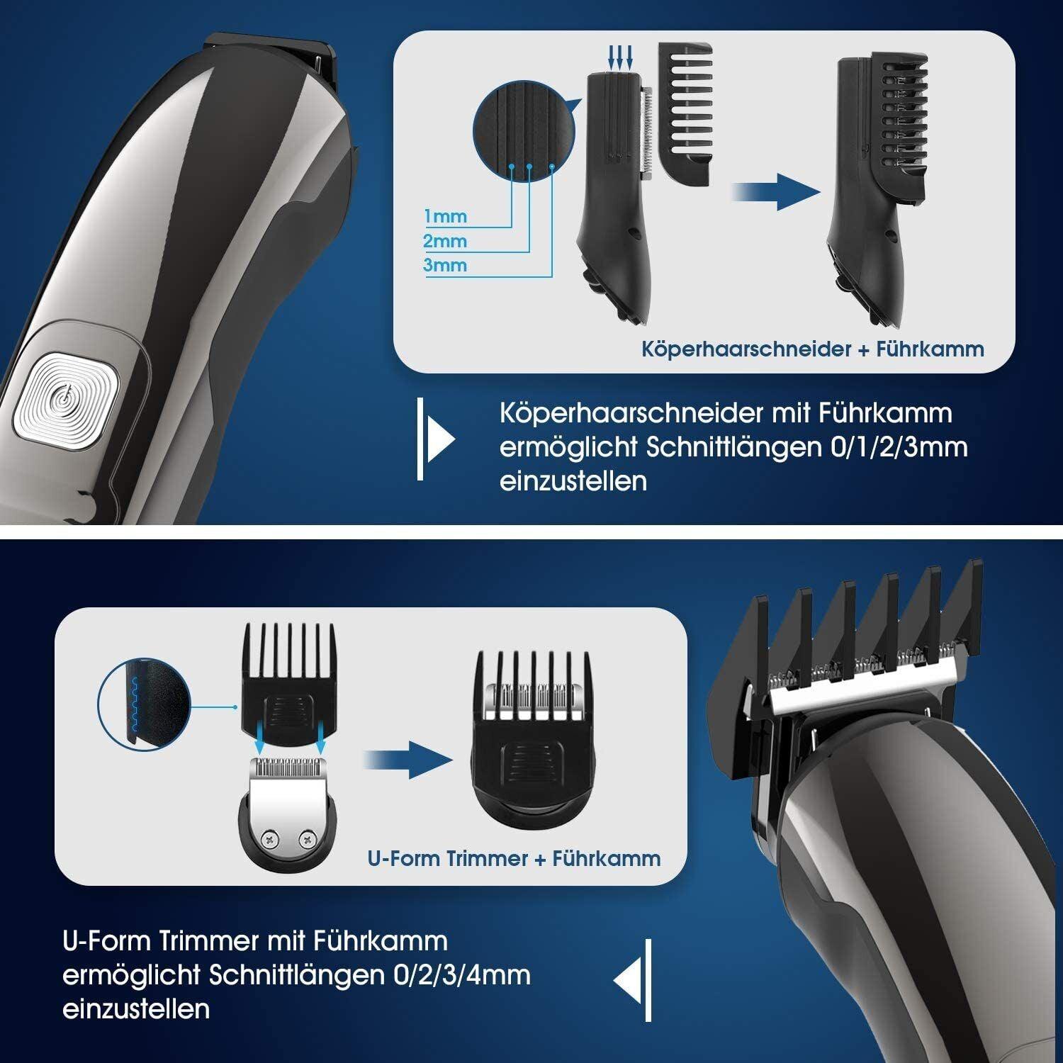 Hair Clippers for Men Cordless Beard Trimmer New Arrival - Tophatter Daily Deals