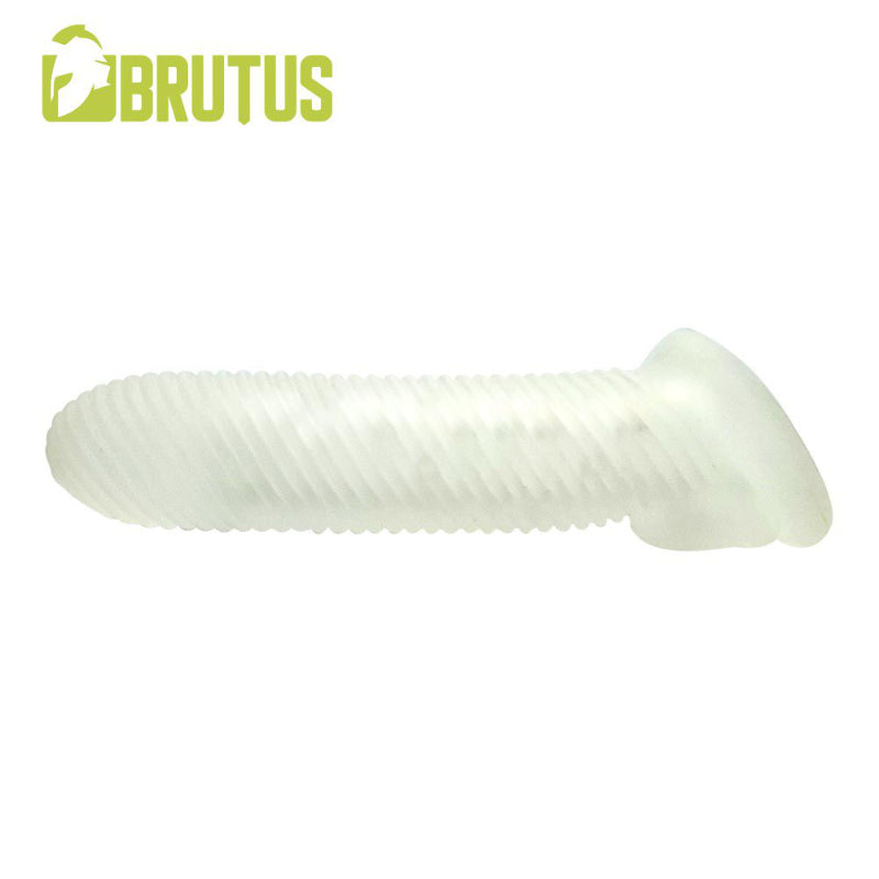 Almighty Ribbed Cocksheath 18cm > Sex Toys For Men > Penis Sleeves - Tophatter Daily Deals