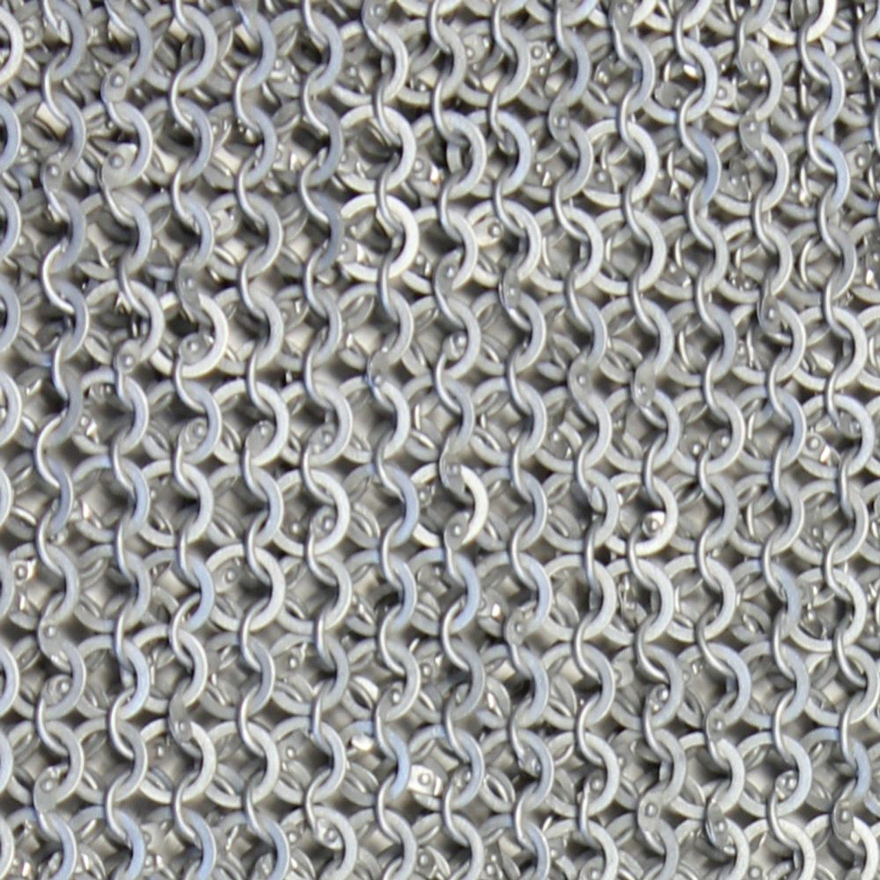 Re-enactment Aluminum Haubergeon Chainmail Large Medieval armor - Tophatter Daily Deals