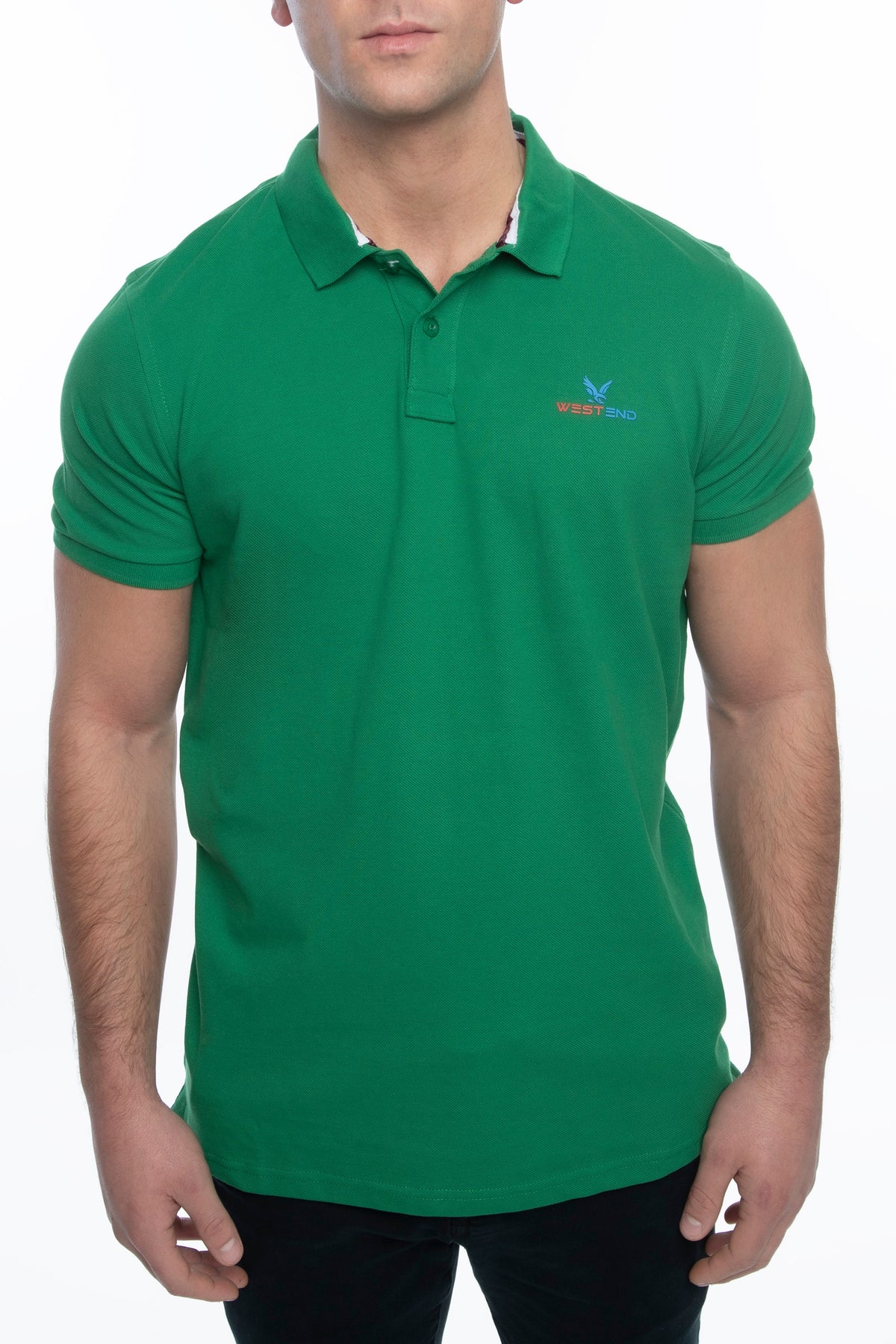 Men's Classic Fit Short Sleeve Polo Shirt (S-XXL) Green Men's Tops - Tophatter Daily Deals
