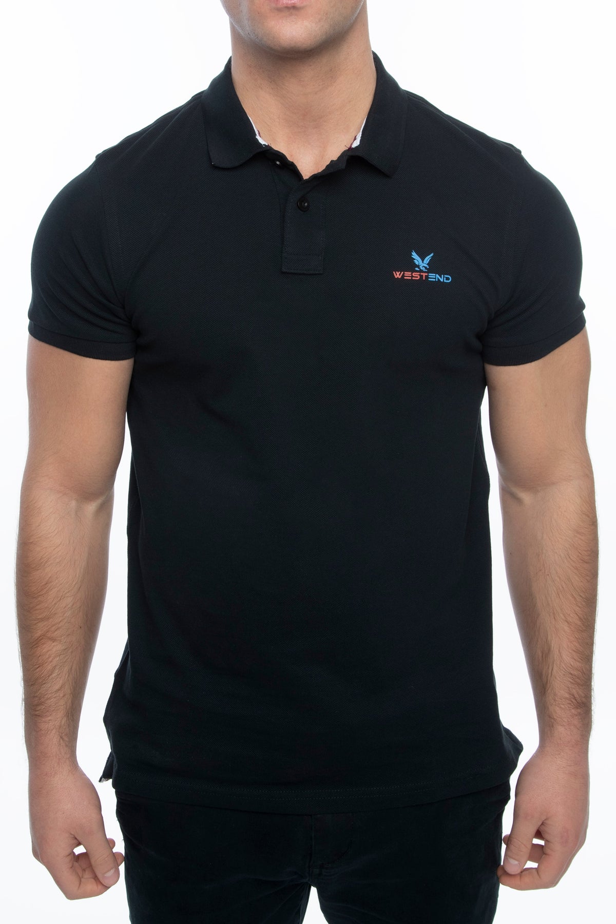 Men's Classic Fit Short Sleeve Polo Shirt (S-XXL) Black Men's Tops - Tophatter Daily Deals