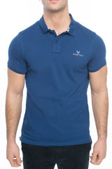Men's Classic Fit Short Sleeve Polo Shirt (S-XXL) Blue Men's Tops - Tophatter Daily Deals