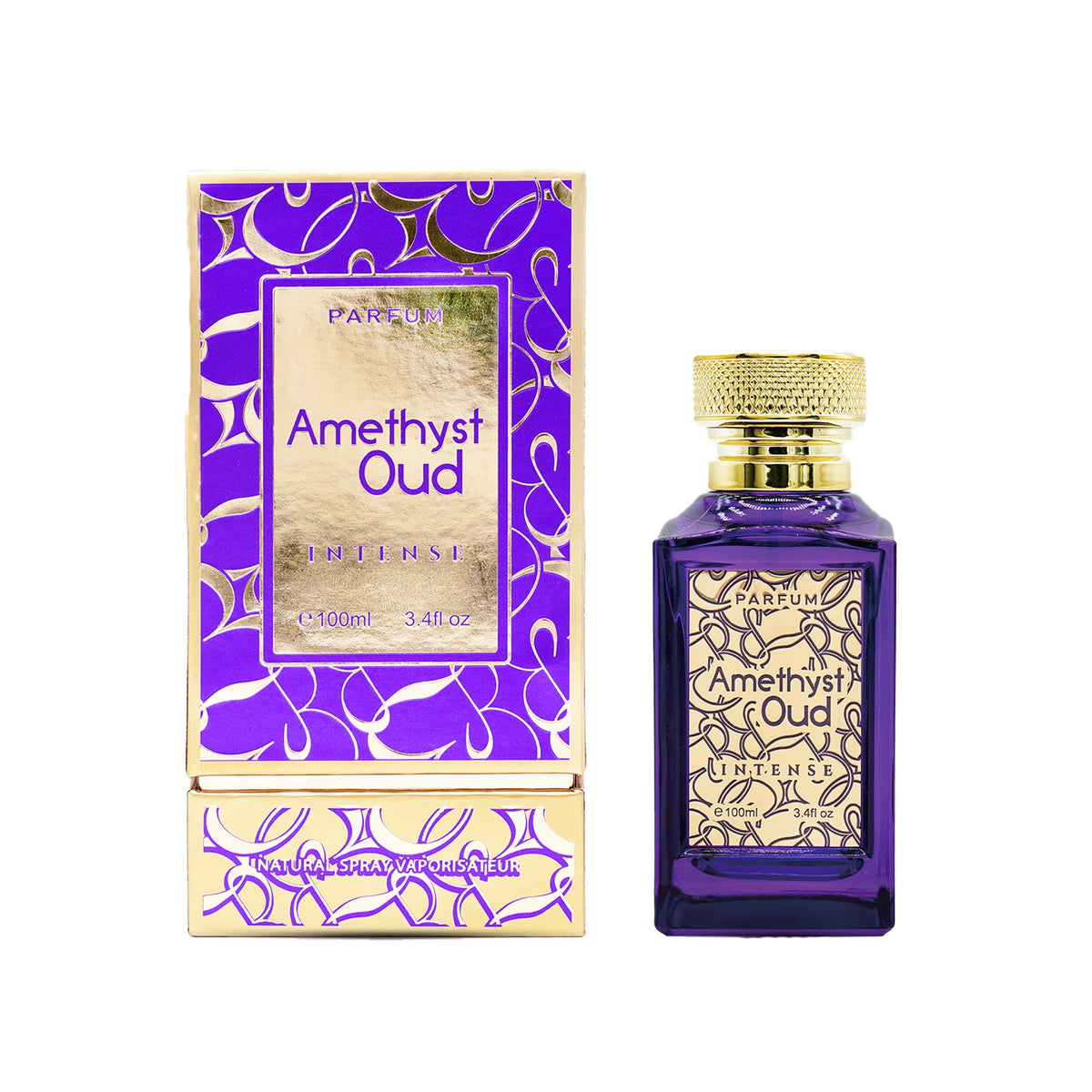 Attar & Co Amethyst Oud Intense Parfum 100ml Spray - Tophatter Daily Deals