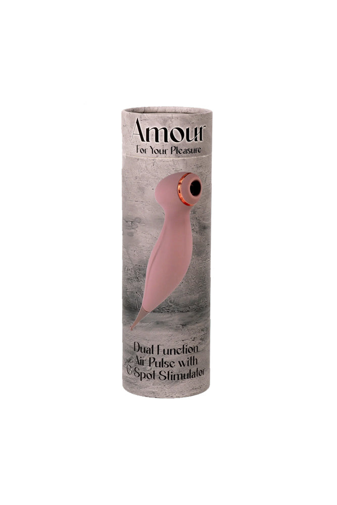 Amour - Dual Function Air Pulse Stimulator & Vibrator Sex Toy - Tophatter Daily Deals