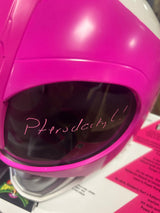 Amy Jo Johnson Signed Pink Power Ranger Helmet - SWAU Authenticated Helmet - Tophatter Daily Deals