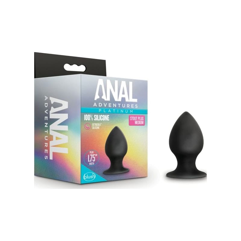 Anal Adventures Platinum Silicone Anal Stout 3 Inch Plug > Anal Range > Butt Plugs - Tophatter Daily Deals