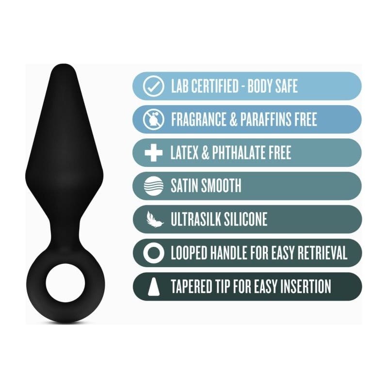 Anal Adventures Platinum Silicone Loop Anal Plug Kit > Anal Range > Butt Plug Kits - Tophatter Daily Deals