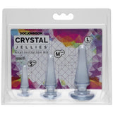 Anal Initiation Kit Clear with 3 Sizes for Beginners > Anal Range > Butt Plug Kits - Tophatter Daily Deals