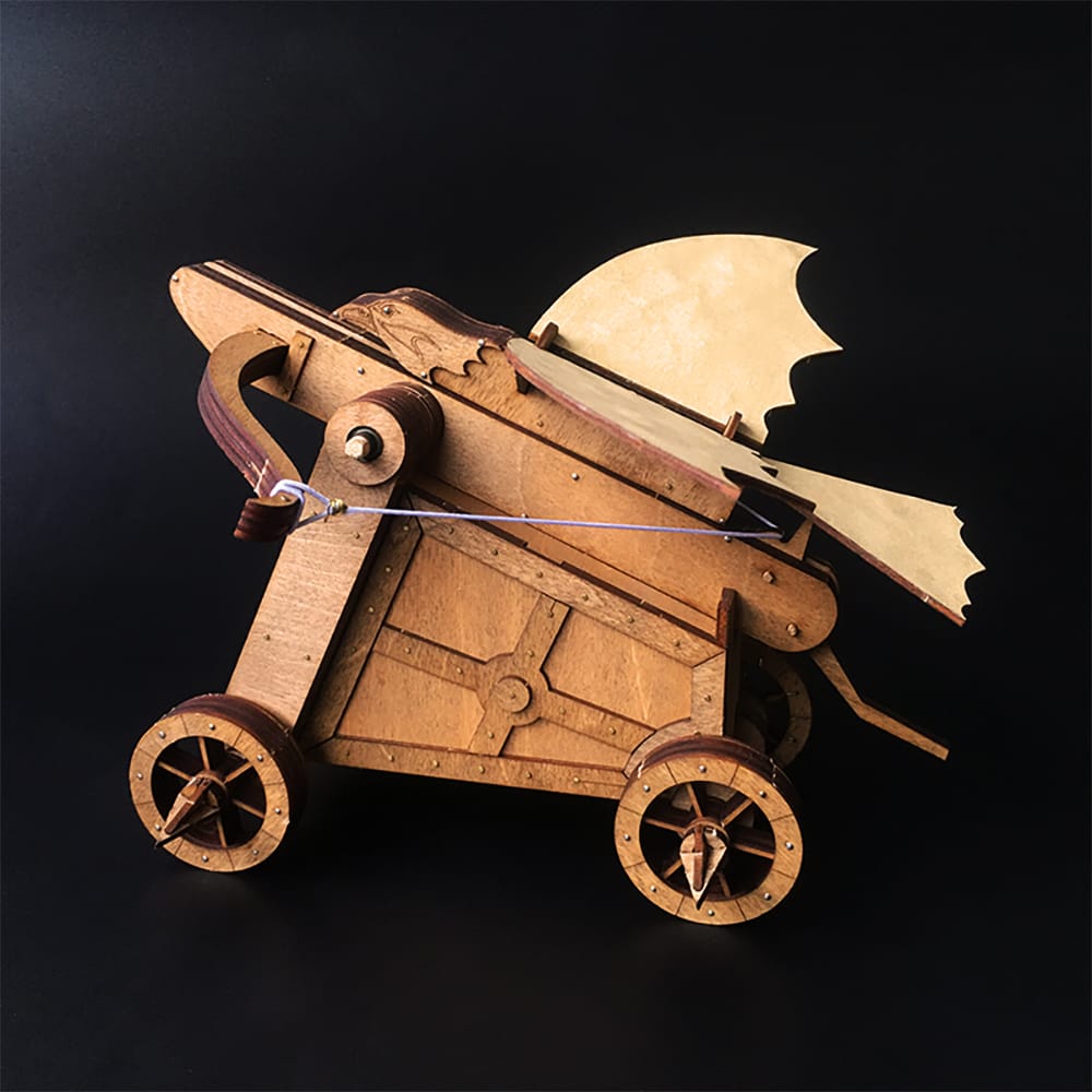 AM010 Ancient chariots of the Ming Dynasty Magic Fire Eagle 3D Mechanical Model Kit - Tophatter Daily Deals