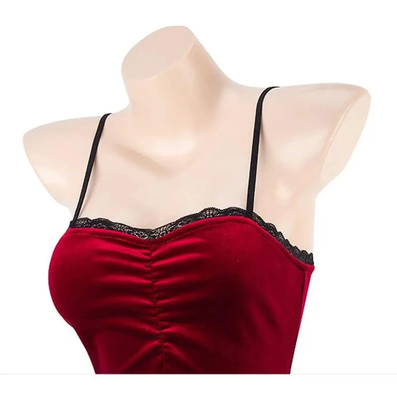 AniLV Movie Heroine Secret Service Spy Dress Uniform Halloween Women Red Lace Outfits Cosplay Costume - Tophatter Daily Deals