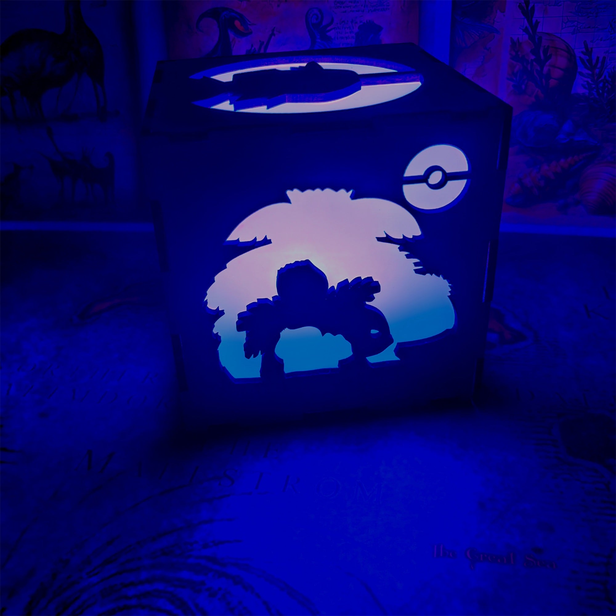 Anime Cute Pet Inspired Wood Cube Light Desk Decor - Tophatter Daily Deals