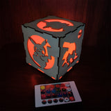 Anime Cute Pet Inspired Wood Cube Light Desk Decor Wood Cube Light - Tophatter Daily Deals