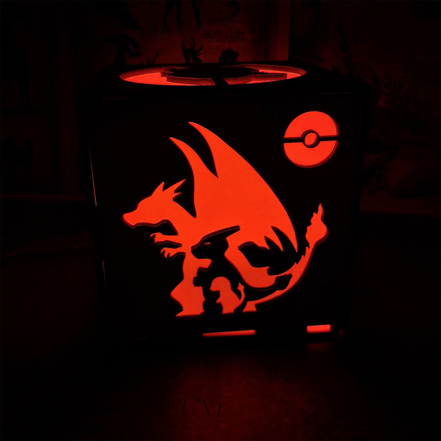 Anime Cute Pet Inspired Wood Cube Light Desk Decor - Tophatter Daily Deals