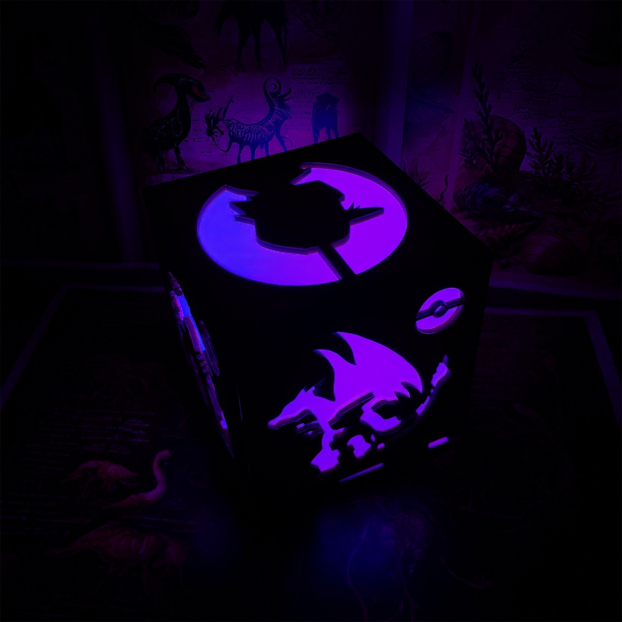 Anime Cute Pet Inspired Wood Cube Light Desk Decor - Tophatter Daily Deals