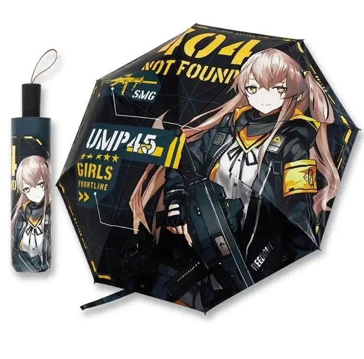 Anime Genshin Impact Umbrella Ganyu Hutao Three-folding UV Blocking Mobile Parasol Genshin Impact waterproof Rain Umbrella Gear UMP45 - Tophatter Daily Deals