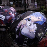 Anime Genshin Impact Umbrella Ganyu Hutao Three-folding UV Blocking Mobile Parasol Genshin Impact waterproof Rain Umbrella Gear - Tophatter Daily Deals