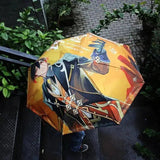 Anime Genshin Impact Umbrella Ganyu Hutao Three-folding UV Blocking Mobile Parasol Genshin Impact waterproof Rain Umbrella Gear - Tophatter Daily Deals