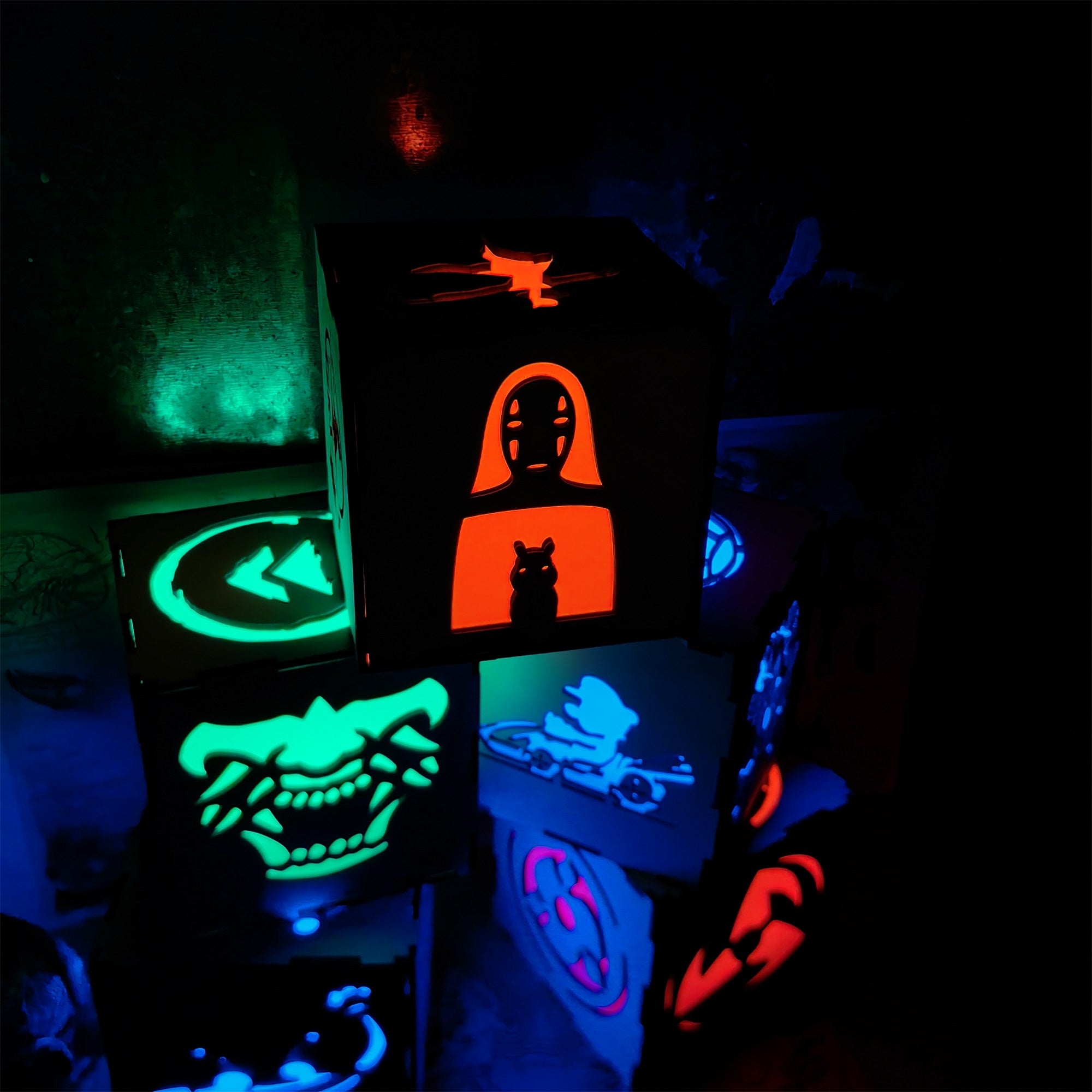 Anime-Inspired Wooden Lamp Desk Decor - Tophatter Daily Deals