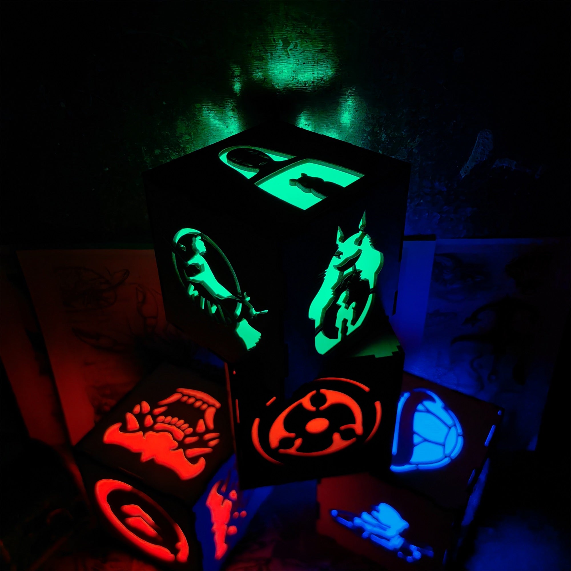 Anime-Inspired Wooden Lamp Desk Decor - Tophatter Daily Deals