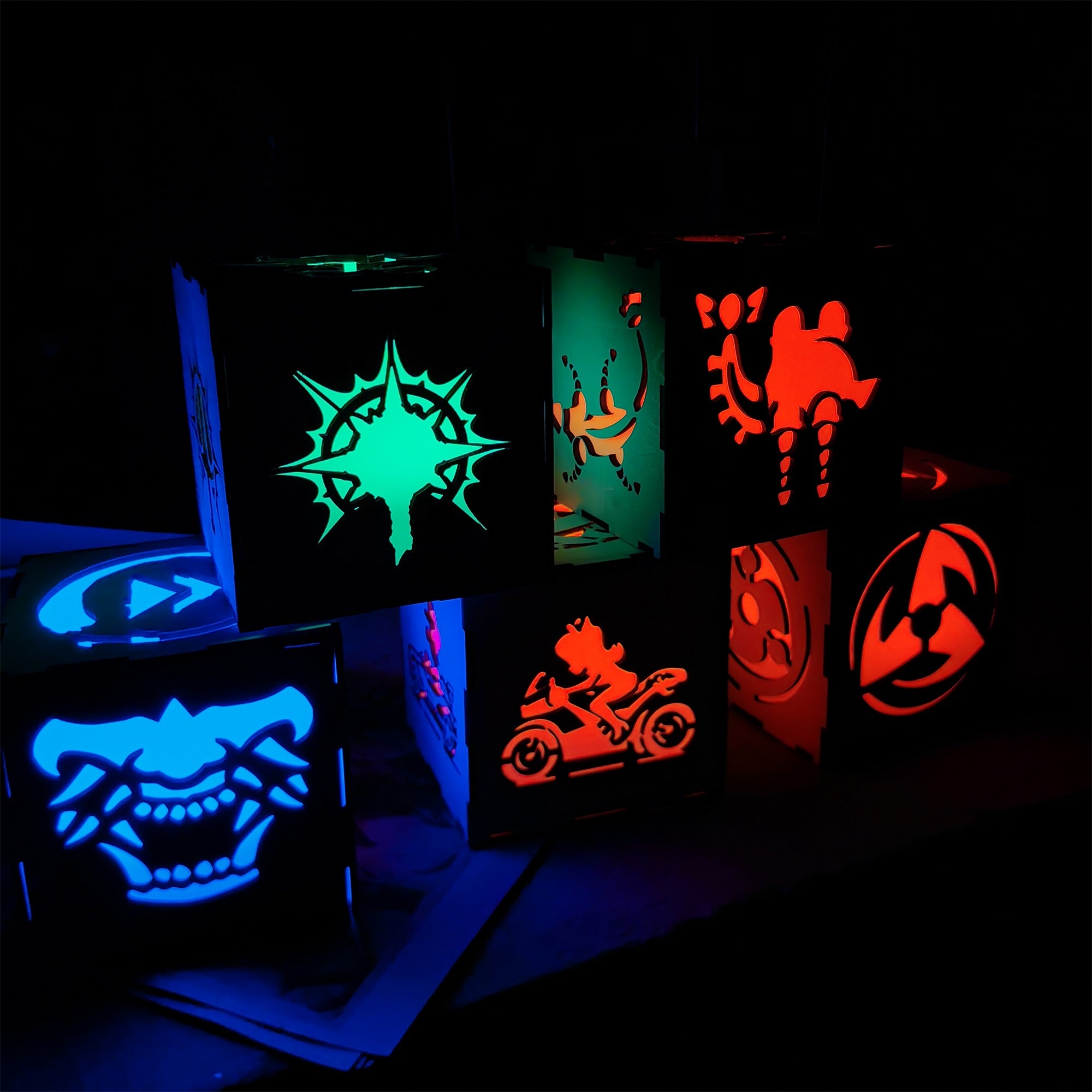 Anime-Inspired Wooden Lamp Desk Decor - Tophatter Daily Deals