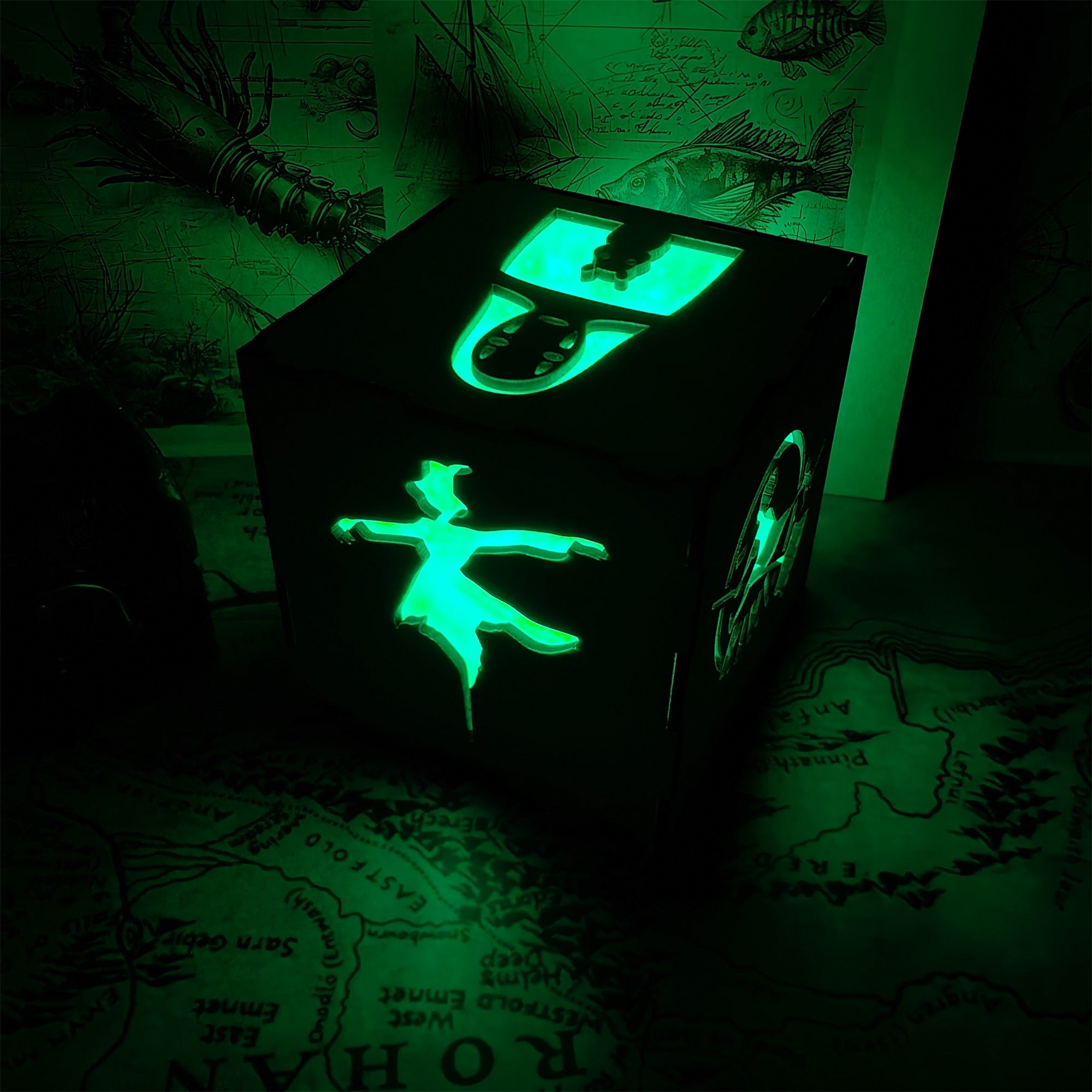 Anime-Inspired Wooden Lamp Desk Decor - Tophatter Daily Deals