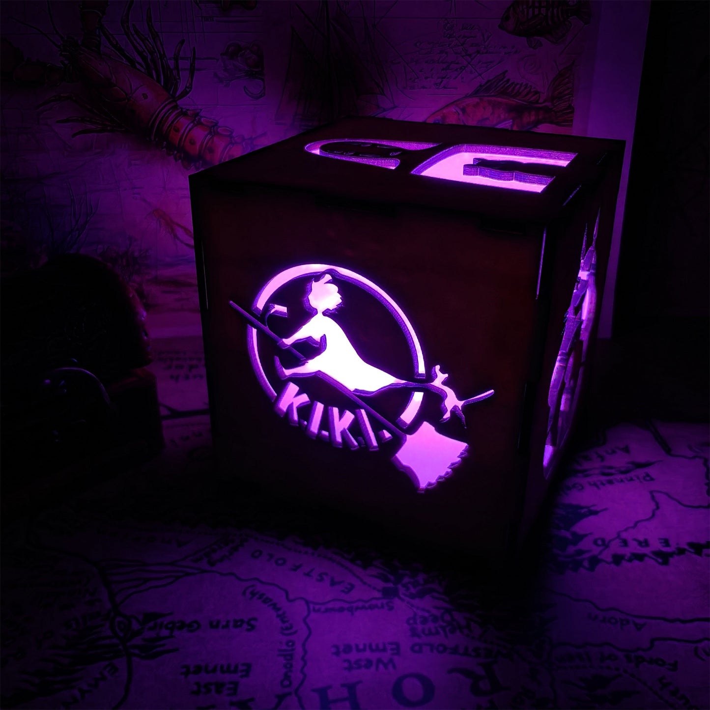 Anime-Inspired Wooden Lamp Desk Decor - Tophatter Daily Deals