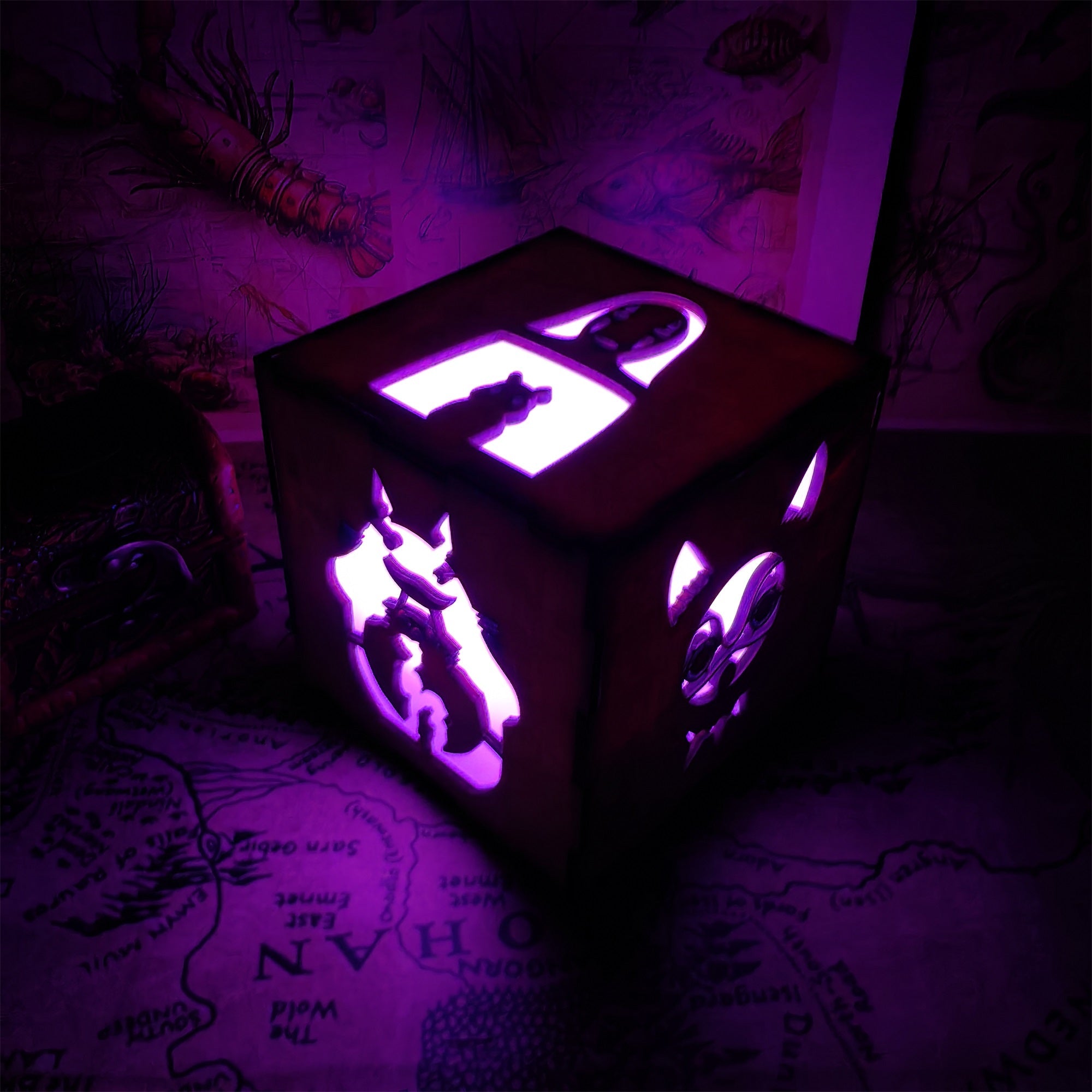 Anime-Inspired Wooden Lamp Desk Decor - Tophatter Daily Deals