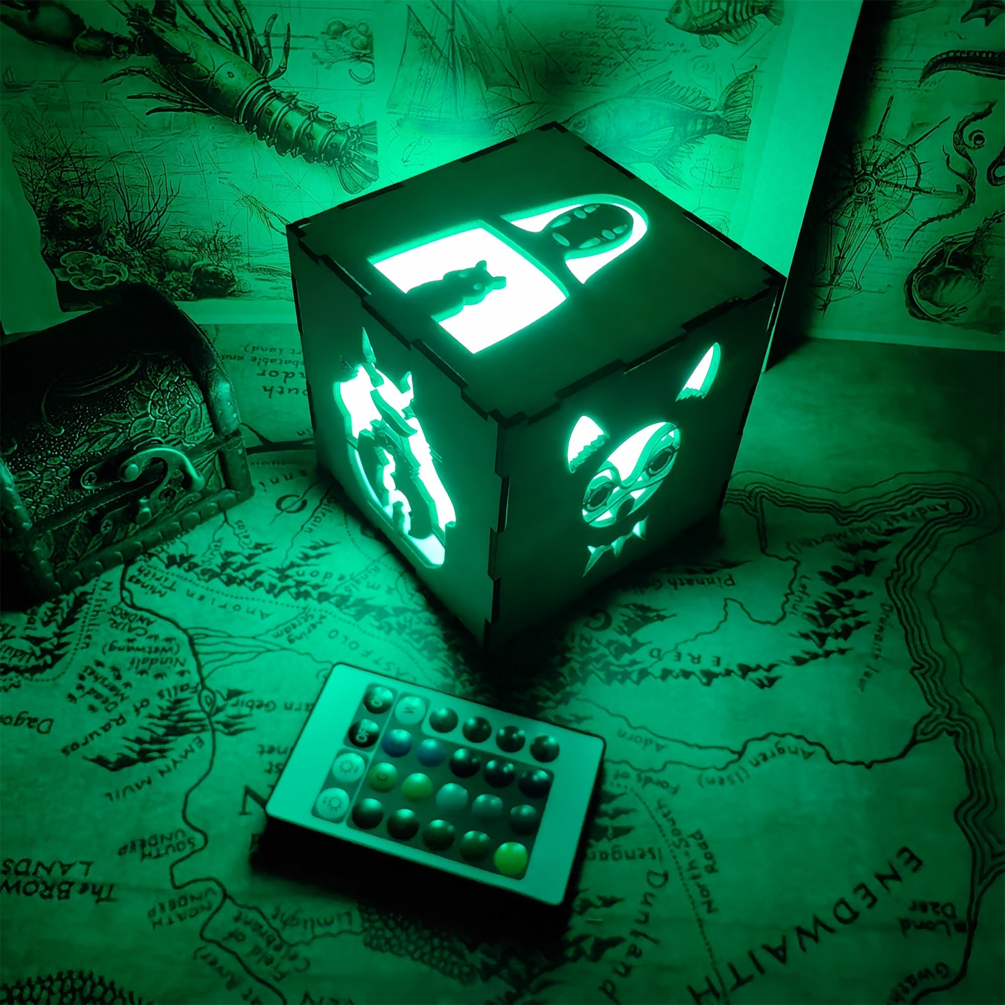 Anime-Inspired Wooden Lamp Desk Decor - Tophatter Daily Deals