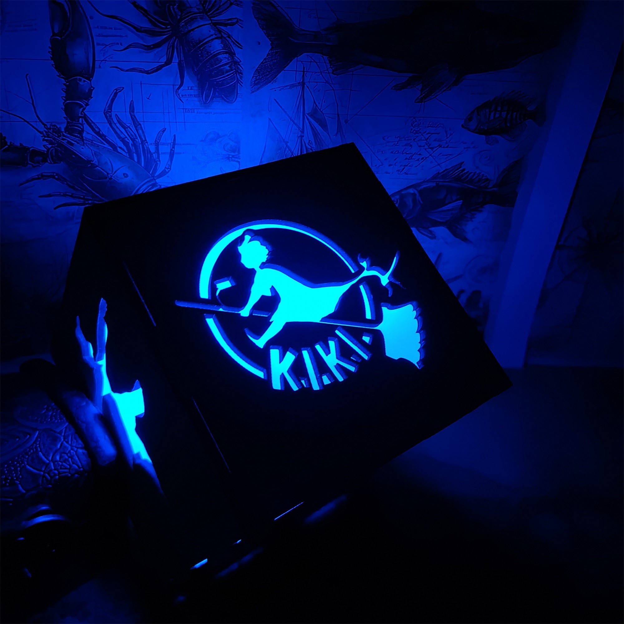 Anime-Inspired Wooden Lamp Desk Decor - Tophatter Daily Deals