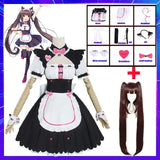 Anime NEKOPARA Chocolate Vanilla Cosplay Costume Cute Cat Neko Lolita Maid Dress Wig Outfits Girl Women Halloween Carnival Skirt - Tophatter Daily Deals