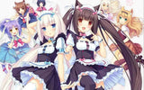 Anime NEKOPARA Chocolate Vanilla Cosplay Costume Cute Cat Neko Lolita Maid Dress Wig Outfits Girl Women Halloween Carnival Skirt - Tophatter Daily Deals
