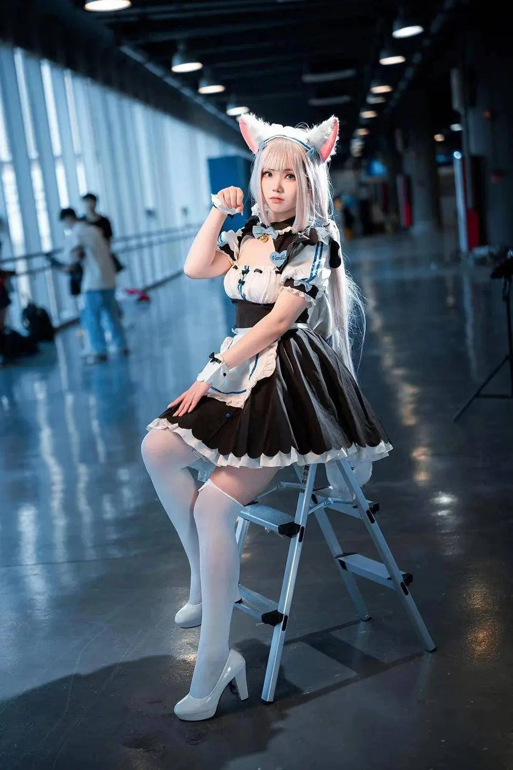 Anime NEKOPARA Chocolate Vanilla Cosplay Costume Cute Cat Neko Lolita Maid Dress Wig Outfits Girl Women Halloween Carnival Skirt - Tophatter Daily Deals