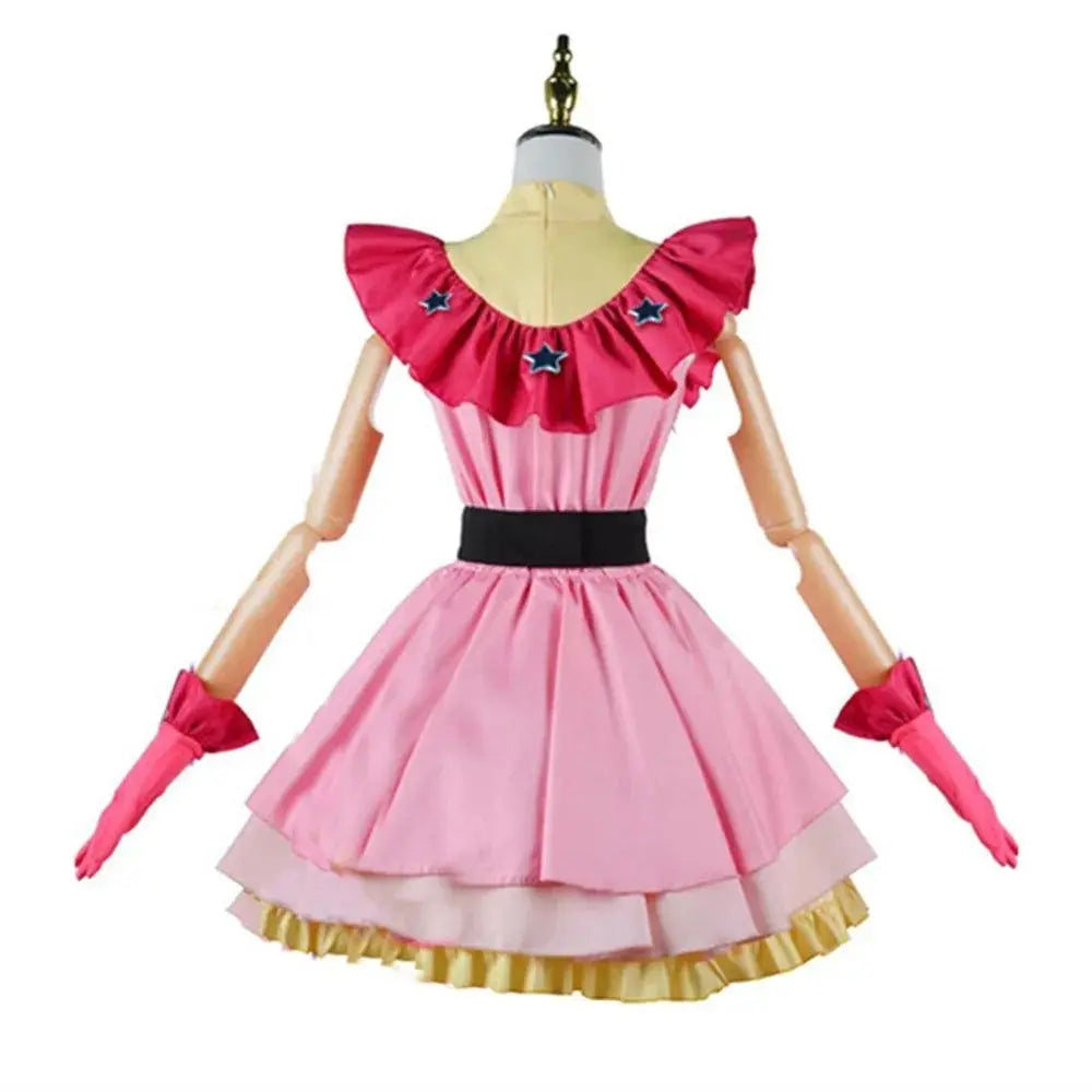 Anime OSHI NO KO Ai Hoshino Cosplay Costume Dress Lolita Skirt Pink Uniform Bunny Hairpin Halloween Carnival Party Clothes - Tophatter Daily Deals
