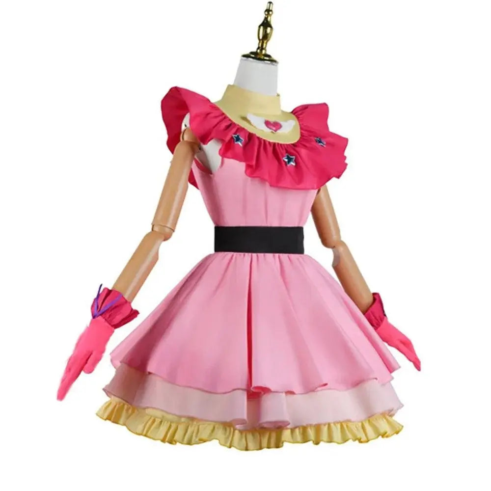 Anime OSHI NO KO Ai Hoshino Cosplay Costume Dress Lolita Skirt Pink Uniform Bunny Hairpin Halloween Carnival Party Clothes - Tophatter Daily Deals
