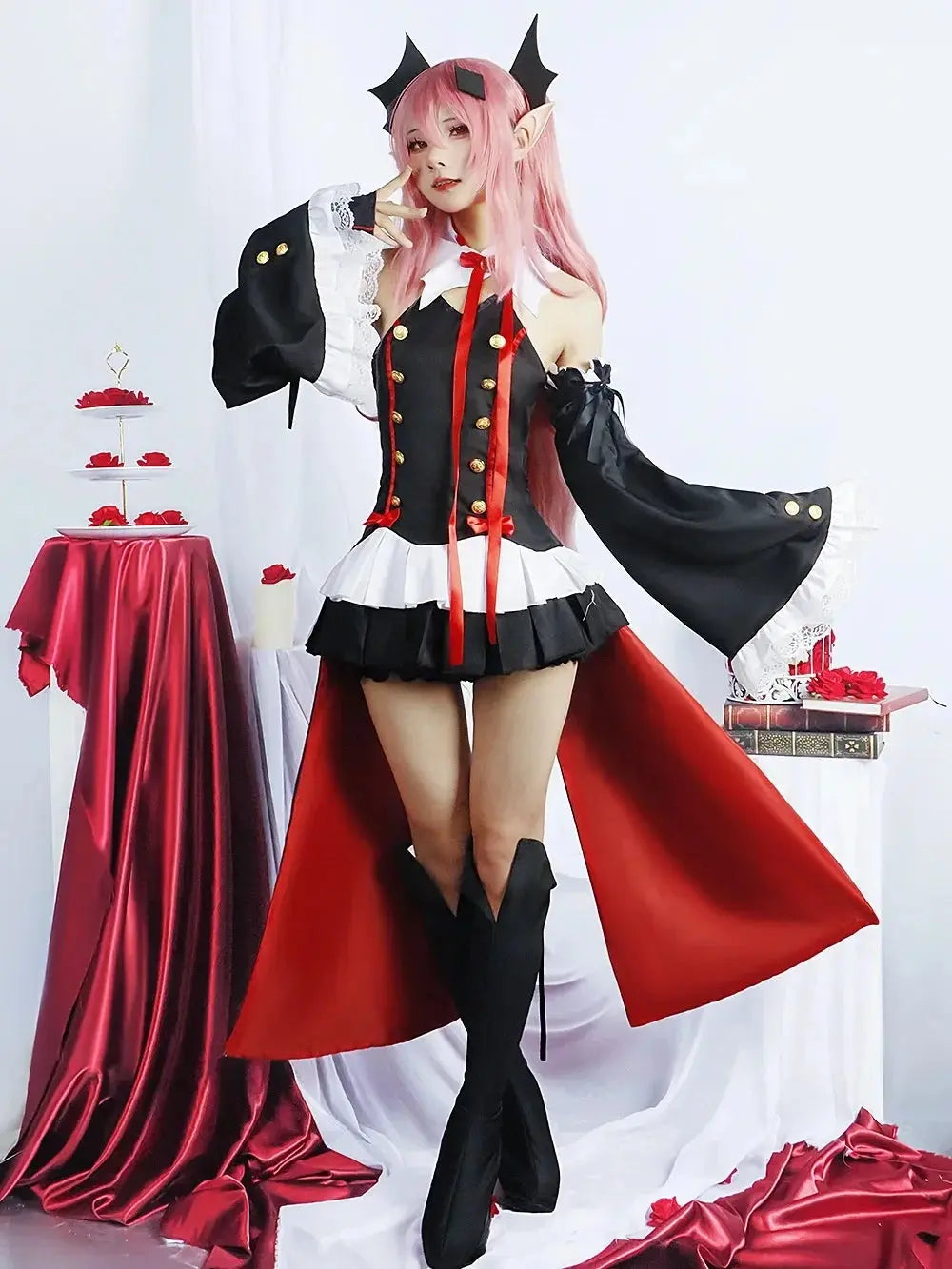 Anime Seraph of the end Krul Tepes Cosplay Vampire Cosplay Costume Female Halloween Vampire Costume Women - Tophatter Daily Deals
