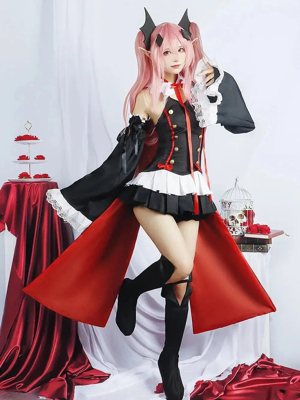 Anime Seraph of the end Krul Tepes Cosplay Vampire Cosplay Costume Female Halloween Vampire Costume Women - Tophatter Daily Deals