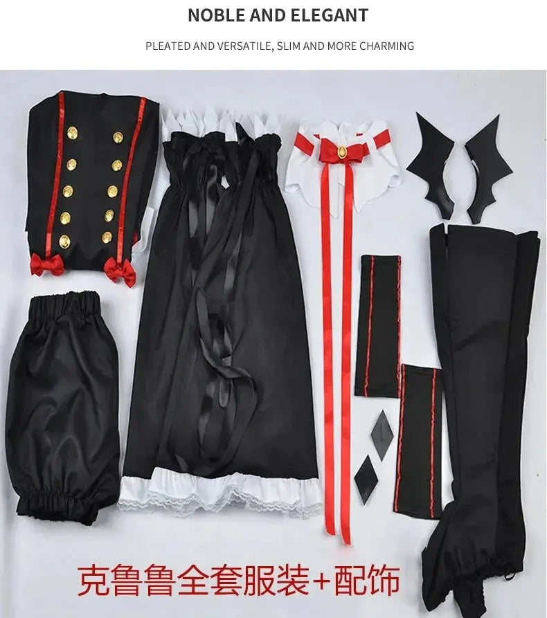 Anime Seraph of the end Krul Tepes Cosplay Vampire Cosplay Costume Female Halloween Vampire Costume Women - Tophatter Daily Deals