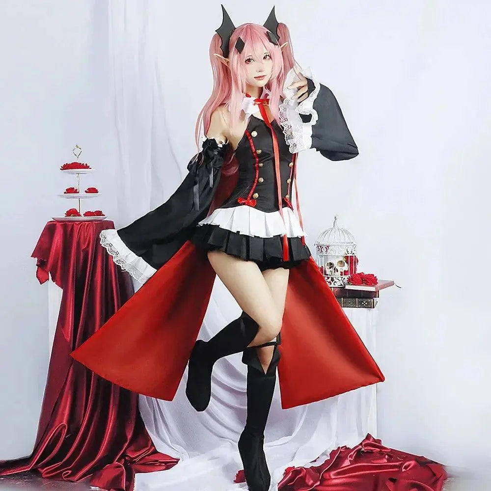 Anime Seraph of the end Krul Tepes Cosplay Vampire Cosplay Costume Female Halloween Vampire Costume Women - Tophatter Daily Deals