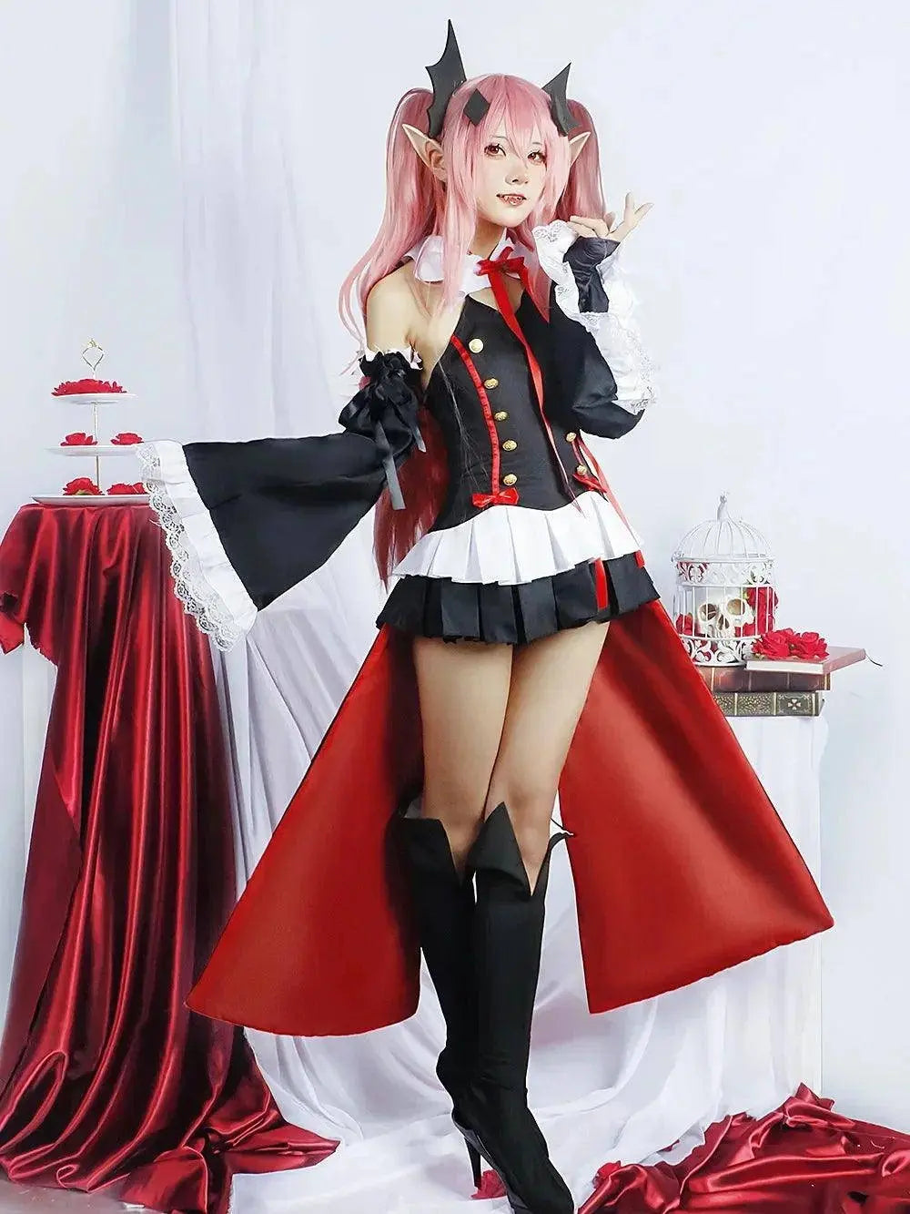 Anime Seraph of the end Krul Tepes Cosplay Vampire Cosplay Costume Female Halloween Vampire Costume Women - Tophatter Daily Deals
