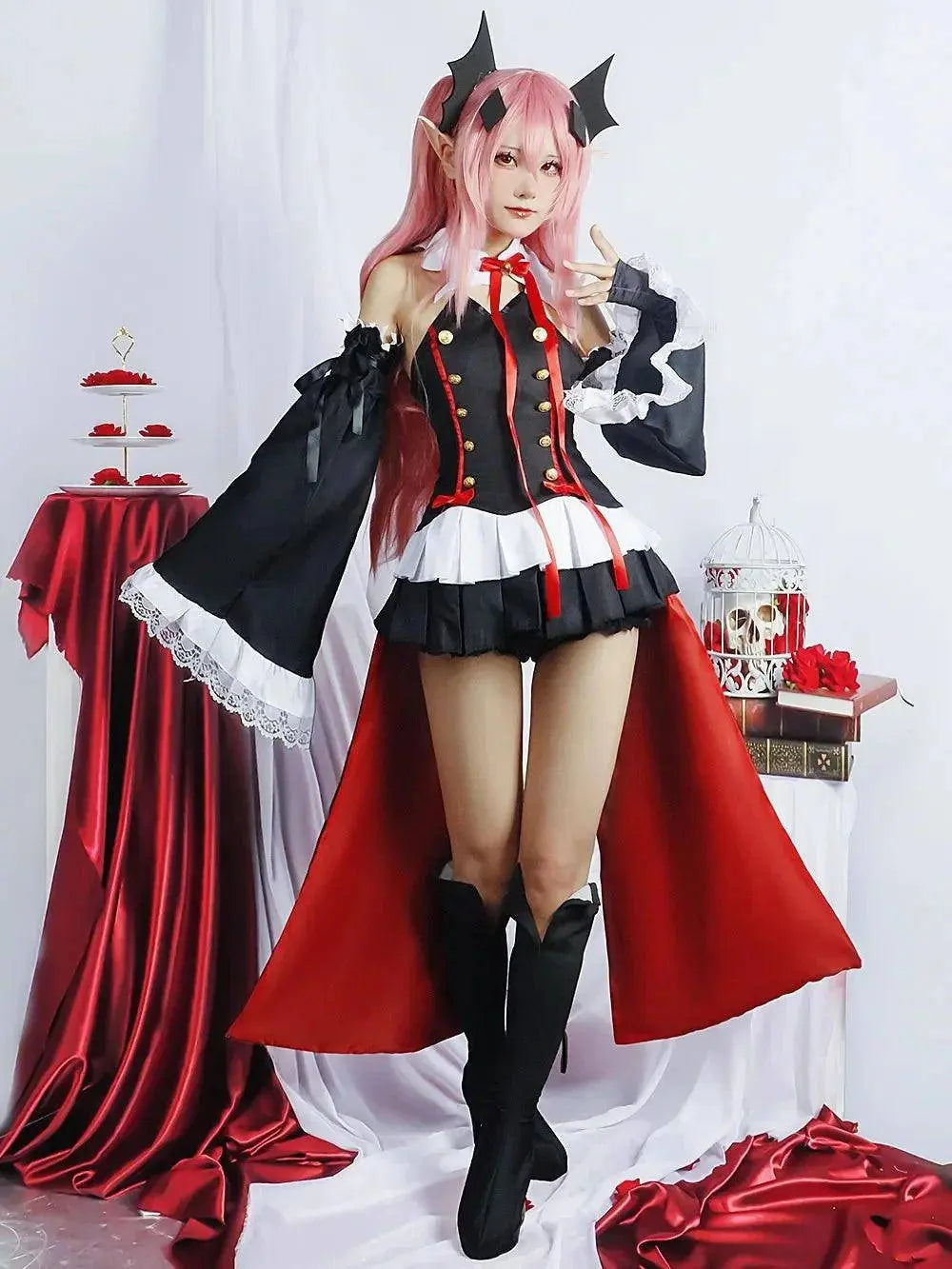 Anime Seraph of the end Krul Tepes Cosplay Vampire Cosplay Costume Female Halloween Vampire Costume Women - Tophatter Daily Deals