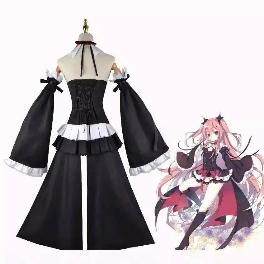 Anime Seraph of the end Krul Tepes Cosplay Vampire Cosplay Costume Female Halloween Vampire Costume Women - Tophatter Daily Deals