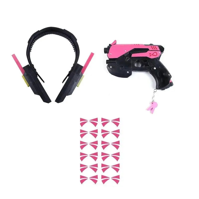 Anime Woman Jumpsuit Tights Dva Cosplay Costume Game Zentai Wig Cosplay Props Headphone Suit D.Va Cos Party Halloween Costumes - Tophatter Daily Deals
