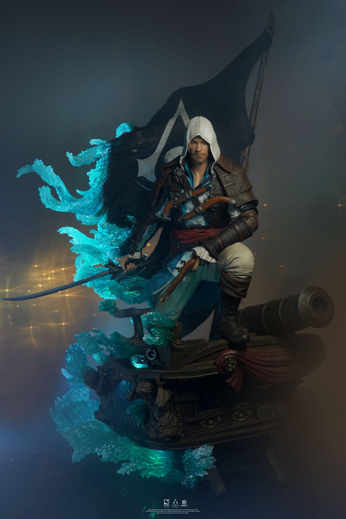 Assassin's Creed Black Flag - Official Animus Edward Kenway 1:4 Premium Statue Collectible Figurine - Tophatter Daily Deals