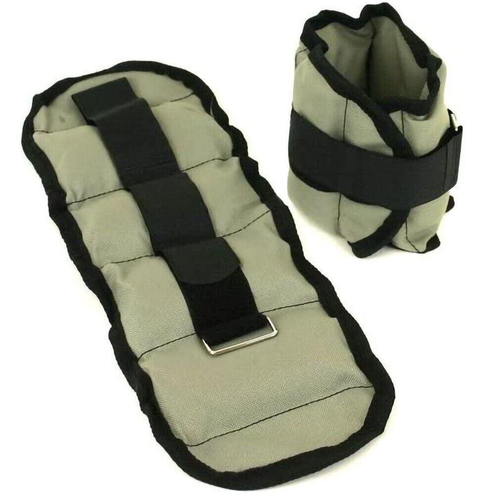 Weighted Ankle Straps - Adjustable Ankle Weights Set - Wrist Weight Bands Bracelet Weights Green Exercise & Fitness - Tophatter Daily Deals