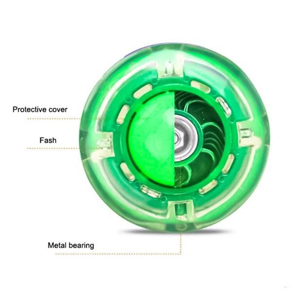 Ankle Ball Toy - Foldable Flash Wheel Skip Ball Fun | Foot Hula Hoop Skipping Rope Outdoor Game Sports & Outdoor - Tophatter Daily Deals