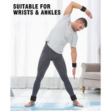 Wrist Ankle Weights - 1 Pair Silicone Workout Bands for Fitness Wearable Leg & Cuff Weight Straps for Yoga & Dance Exercise & Fitness - Tophatter Daily Deals