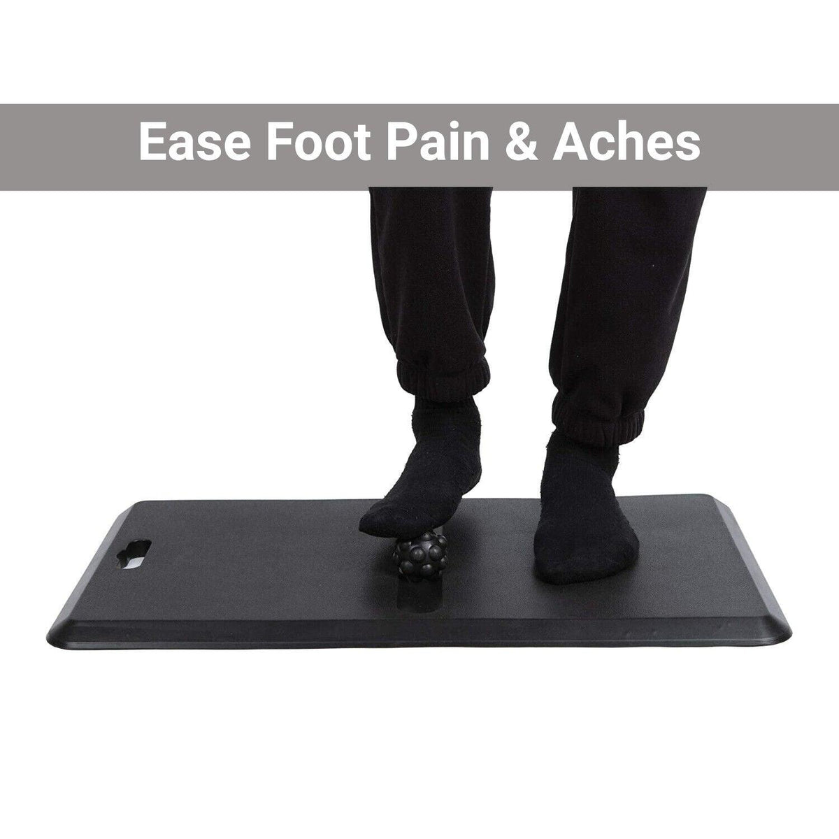 Standing Desk Anti Fatigue Mat - Mind Reader Anti Fatigue Ergonomic Comfort Free Standing Desk Mat Apparel & Accessories - Tophatter Daily Deals