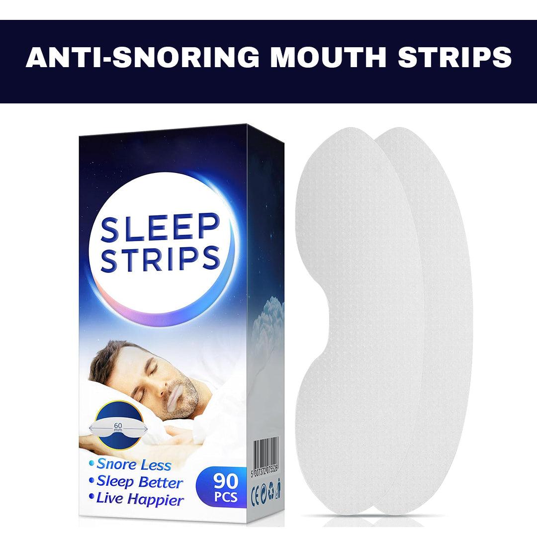 Mouth Taping for Sleep - Better Nose Breathing Instant Snoring Relief Strips Gentle Mouth Tape Personal Care - Tophatter Daily Deals