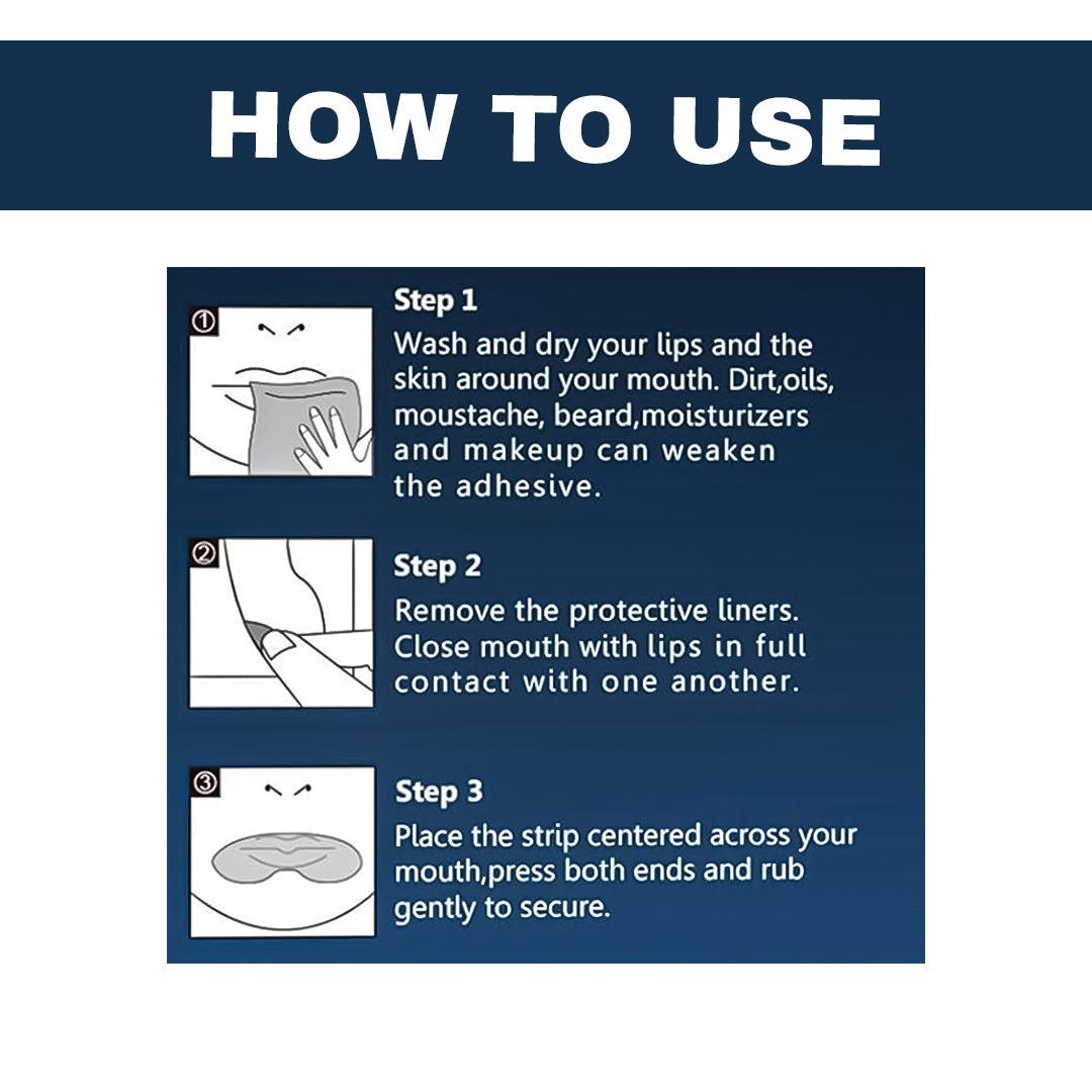 Mouth Taping for Sleep - Better Nose Breathing Instant Snoring Relief Strips Gentle Mouth Tape Personal Care - Tophatter Daily Deals